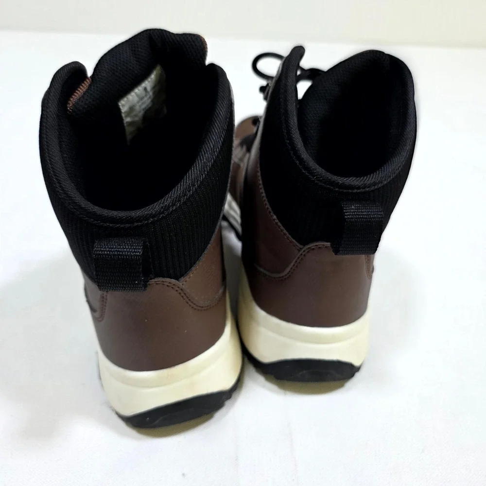 Target Hiking Boots Mens 9 Brown Mid Top Trail Outdoor Rugged Lug Sole Shoes